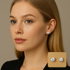 Long star earrings in Stainless Steel