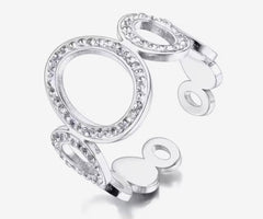 Long star earrings in Stainless Steel