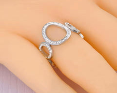 Long star earrings in Stainless Steel