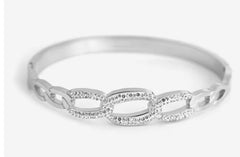 Long star earrings in Stainless Steel