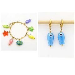 BAMBOO Gold Bracelet in Stainless Steel. BAMBOO open bracelet