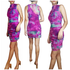 VESTIDO Mod. Andrea. Vestido de tul con forro. Vestido muy femenino. Talla única. Disponible en 3 colores: fucsia, morado y verde lima