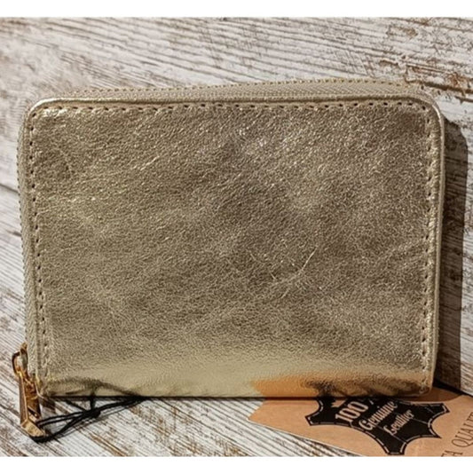 Wallet-card holder in SILVER or GOLD color. Available in more colors
