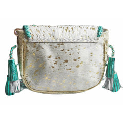 Genuine leather bag in metallic colors: GOLD, SILVER and BRONZE. Balenciaga Inspiration