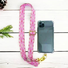 Green mobile phone bag with sequins. Craftsman. Novelty