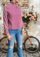 NOVEDAD: Chaleco morado de punto. Talla única (da hasta la talla 40).