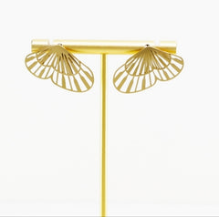 Butterfly Wings Earrings. GOLD plated. 3 models available
