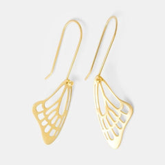 Butterfly Wings Earrings. GOLD plated. 3 models available