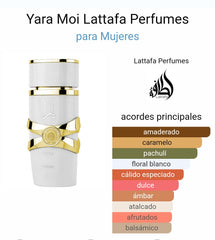 ! Oferta ! Perfume de mujer Yara MOI de Lataffa. 100 ml. Perfume árabe mujer. ALTA PERFUMERÍA