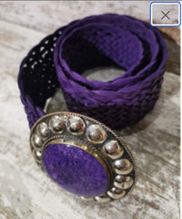 Cinturón ancho de piel con con Hebilla Redonda. Disponible en 9 COLORES