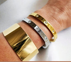 Stainless Steel Bracelets. Cartier Style.