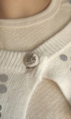 CONJUNTO: Coleccion HELENA: Falda de punto desflecada modelo VAINILLA + Chaqueta de Lentejuelas mod. Helena 2. Talla única. Da hasta la talla 38-40