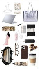 Tote bag in metallic leather. Soft leather with PREMIUM quality. Available in GOLD, SILVER and BRONZE