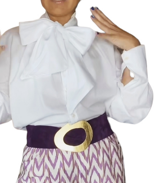 Safari print skirt-pants. Colors: Black, and white. ONE size: fits from 34 to 40. Only 1 blouse available (copy)