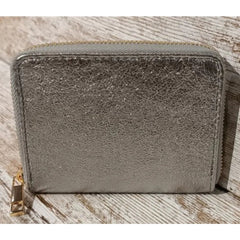 Monedero-tarjetero en color PLATA o en ORO. Disponible en más colores