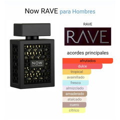 Perfume de hombre NOW RAVE, original de Lataffa100 ml. Perfume árabe hombre. ALTA PERFUMERÍA