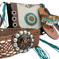 Novelty!! Soft Leather Tote Bag in Gold, Silver. or Bronze.