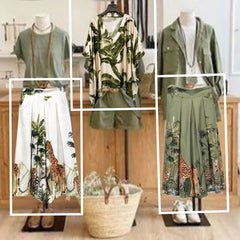 Talla Grande: Blusa satinada asimétrica en colores BEIGE y VERDE Talla ÚNICA: da desde la 34 hasta la 44/46. Disponible sólo 1 blusa