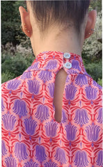 Suit jacket with puffed sleeves. Tamara model. One size