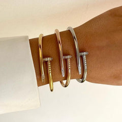 Inspiration bracelet: CLAVO, Cartier, etc...Stainless Steel Bracelet.