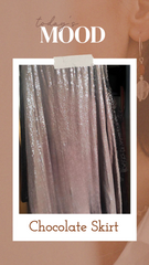 FALDA de lentejuelas modelo CHOCOLATE. Talla única. Da hasta la talla 40-42