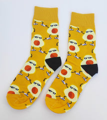 Calcetines Divertidos con estampado de AGUACATES. Unisex. Talla única