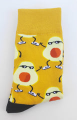 Calcetines Divertidos con estampado de AGUACATES. Unisex. Talla única