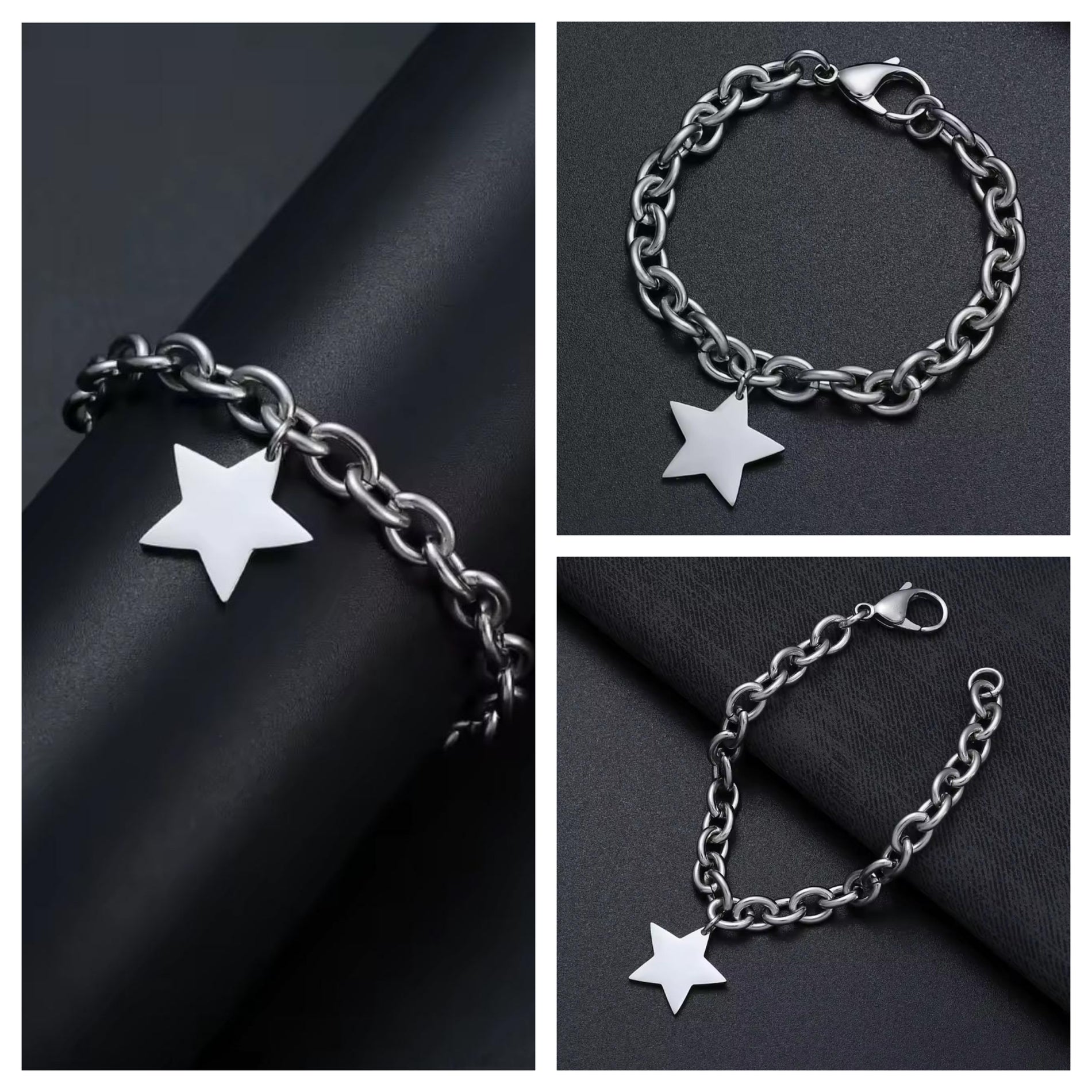 BAMBOO Gold Bracelet in Stainless Steel. BAMBOO open bracelet