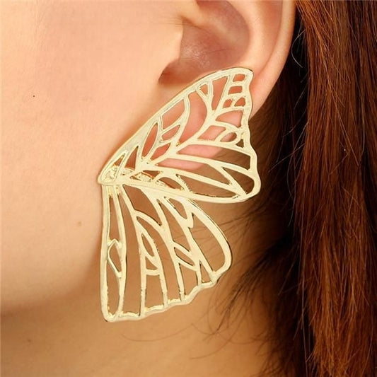 Pendientes de Alas de Mariposa. Chapado en ORO. 3 modelos disponibles