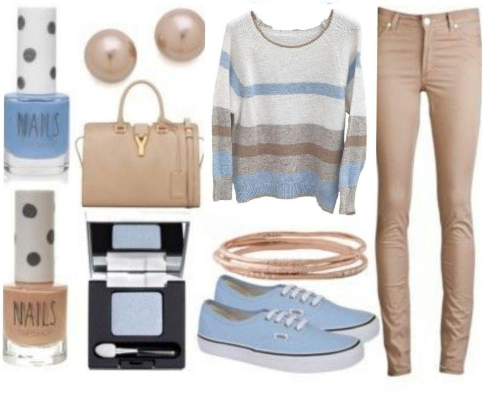 JERSEY de lana BEIS con rayas anchas MARRONES, AZUL y CAMEL.Talla unica