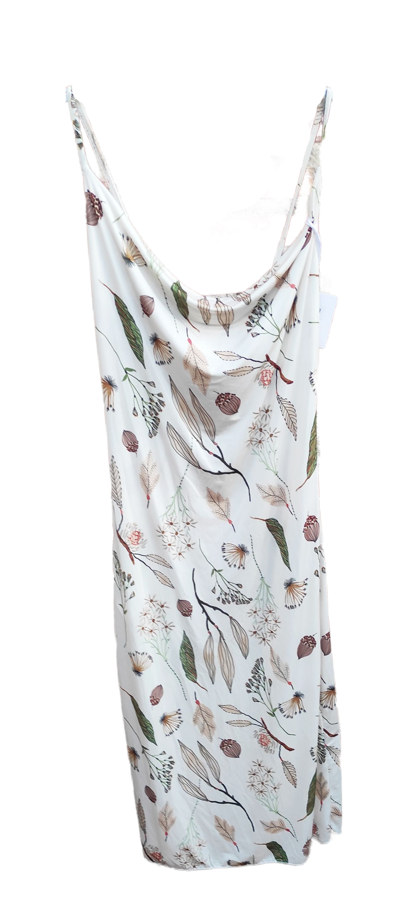 VESTIDO mod. NATURA. Vestido lencero de seda fría . Muy cómodo. Talla única
