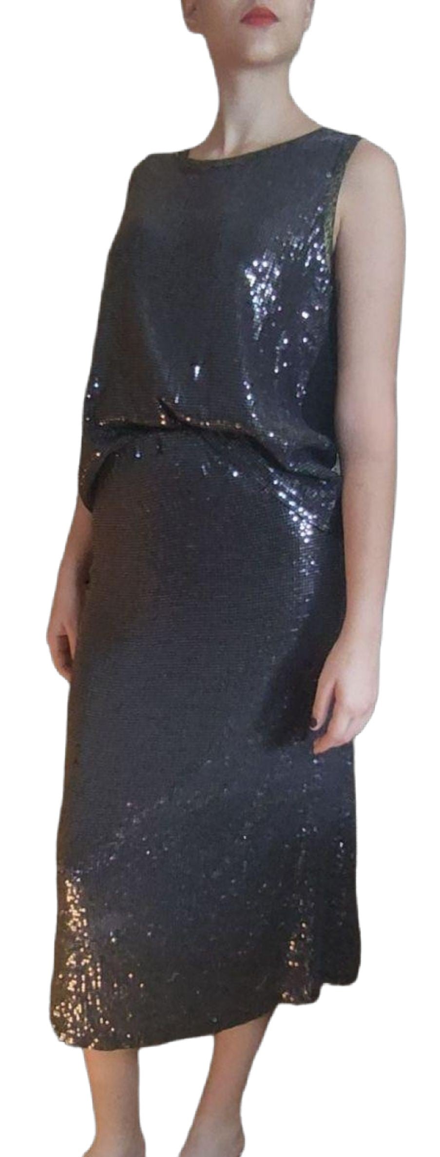 CONJUNTO Modelo AMANDA. FALDA midi + Camiseta a juego. Talla única. Da hasta la talla 40