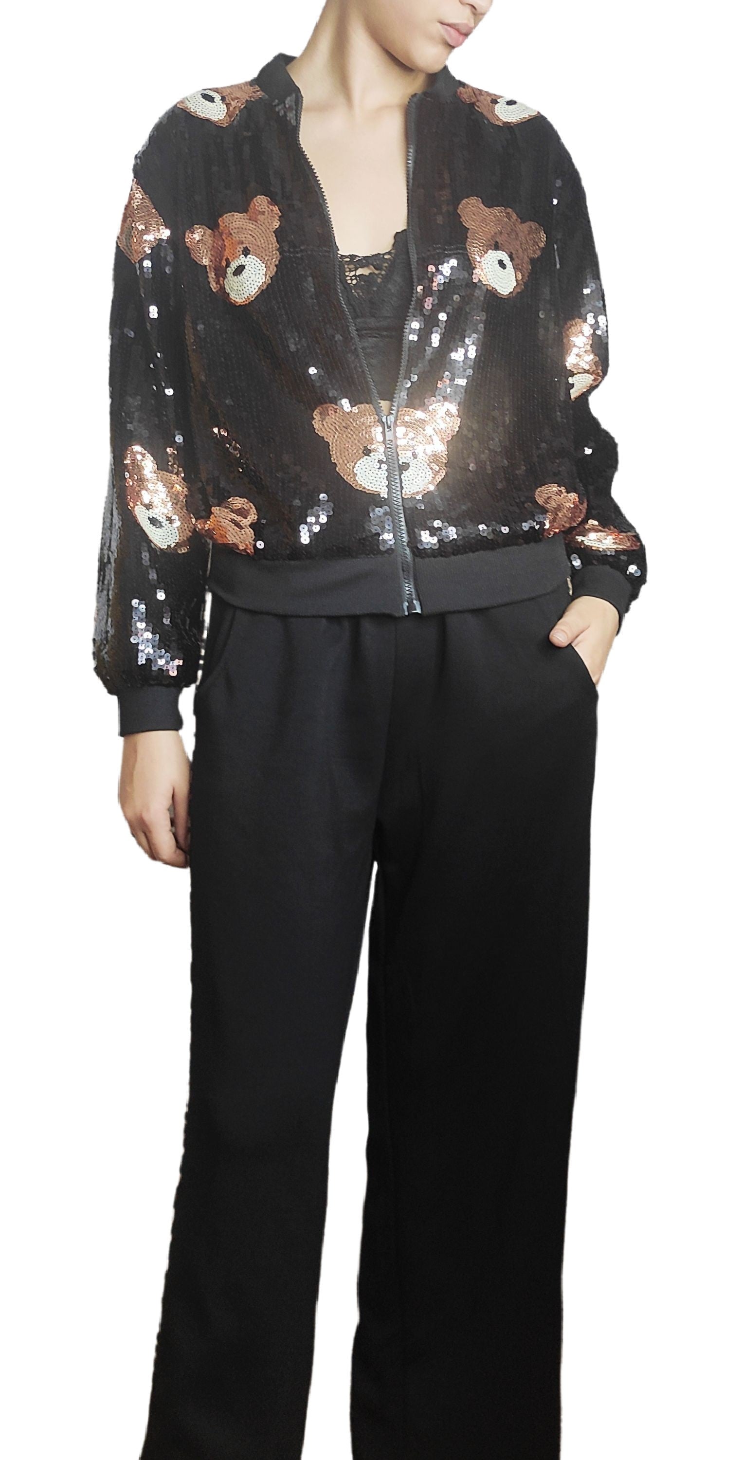BOMBER mod. TEDDY. Talla única: Da desde la Talla 36 hasta la 42. Calidad PREMIUM