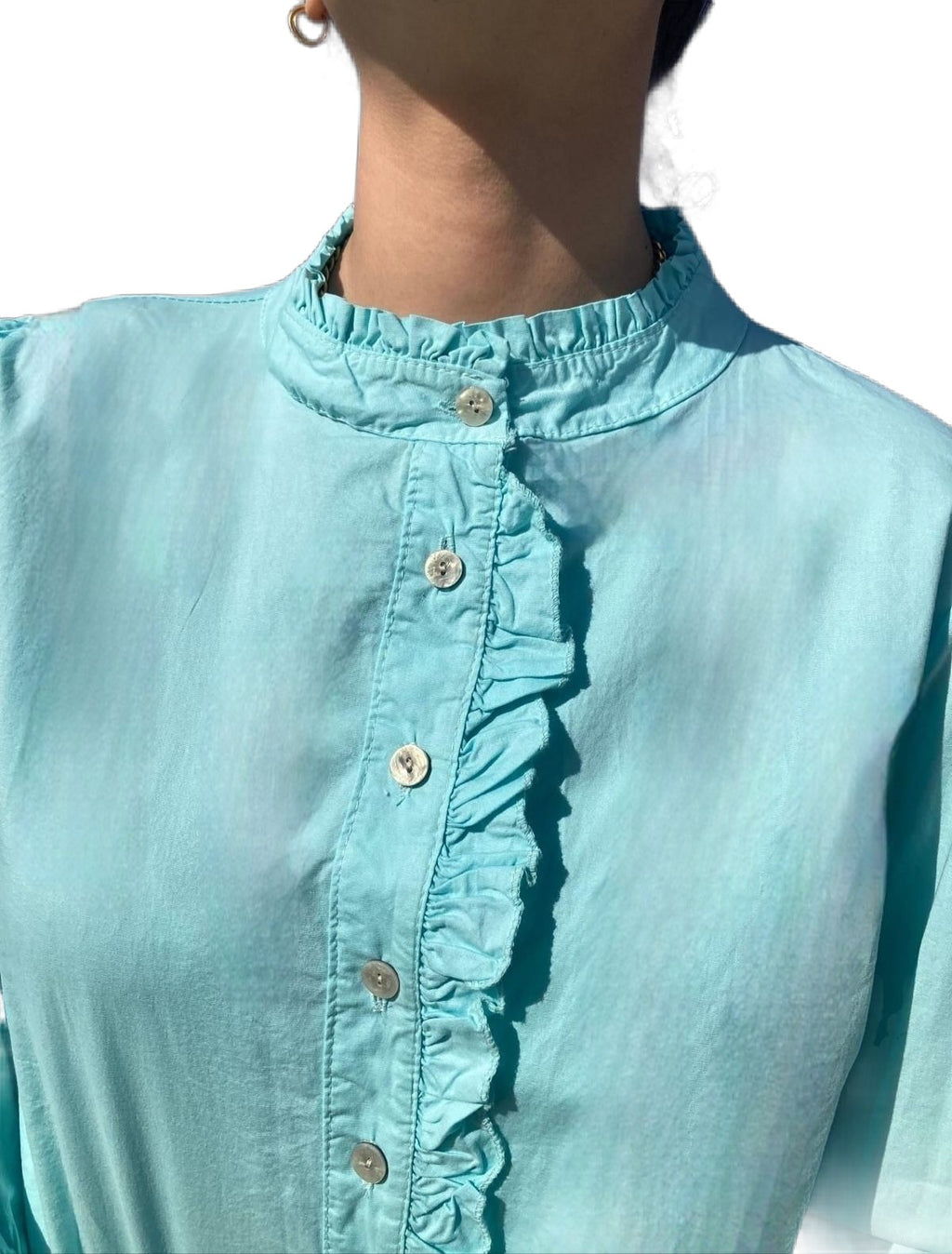 NOVEDAD: Chaleco Mod ANITA. Color Beige con bordados Azul Turquesa, naranjas, verde. Calidad PREMIUM