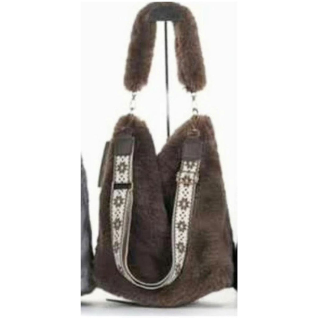 BOLSO de PELUCHE. Elaborado en tejido de suave y esponjoso. No pesa. Tote bag de amoroso peluche + 2 correas