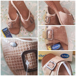 Sandalias descanso de piel. Marca Scholl. Color CAMEL.Talla 38