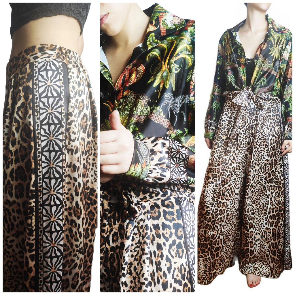 CONJUNTO Mod. SELVA . Pantalón + Blusa a juego. Talla única. Da hasta la talla 42. CALIDAD PREMIUM