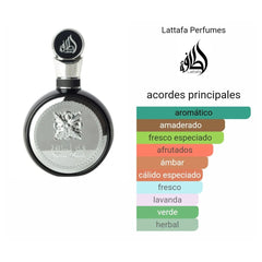 Perfume Fakhar Black Hombre.  Ed. Lataffa de 100 ml. Alta perfumería. Perfume árabe hombre. Premium, Alta durabilidad