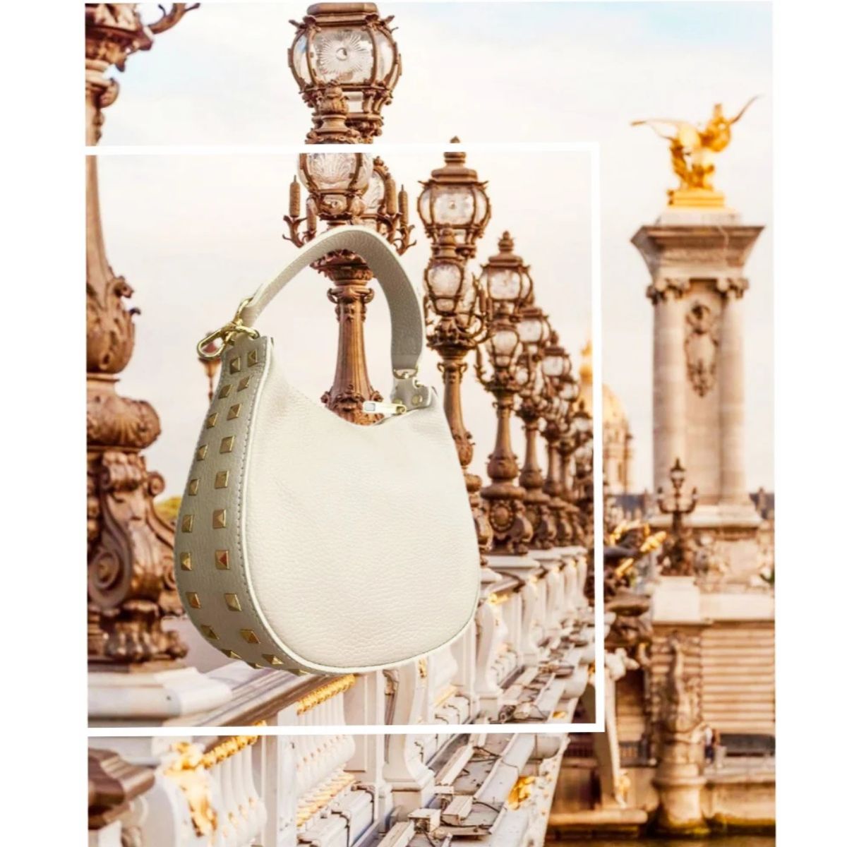 Bolso Paris de PIEL COMODÍSIMO. Disponible en Beige .