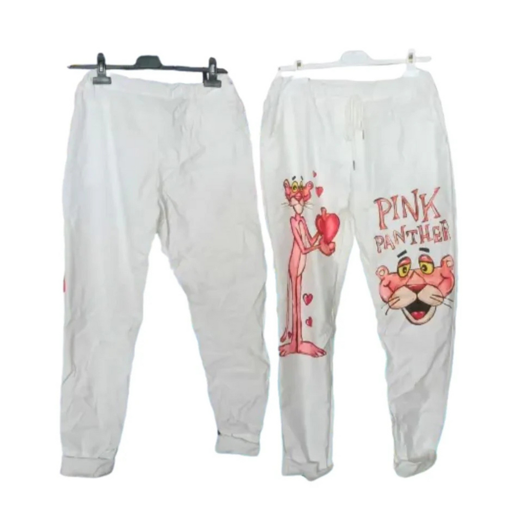 CONJUNTO PANTERA ROSA.  Pantalón y Blazer en Talla Grande. Da desde la talla 36 hasta la 46. Tallas Grandes