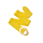 Cinturón de Ante Suave con Hebilla Irregular - 11 Colores Disponibles