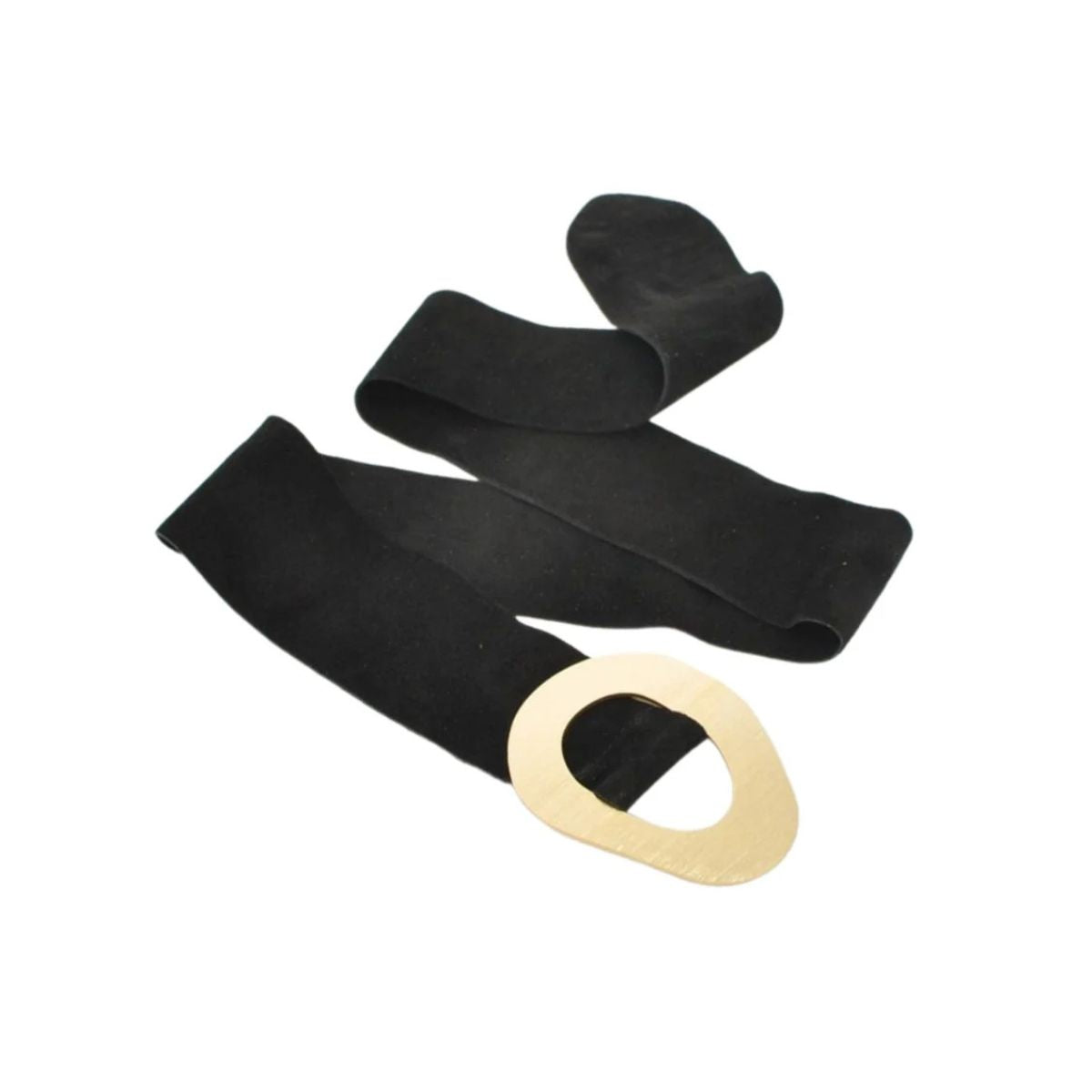 Cinturón de Ante Suave con Hebilla Irregular - 11 Colores Disponibles