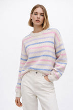 Jersey de rayas en tonos pastel. Modelo Nube. Talla Única. Calidad PREMIUM