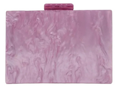 Clutch en tonos rosas y lilas