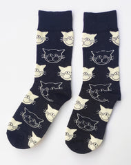 Calcetines de GATOS. Talla única de adultos. Da talla 35 hasta la 43 EU