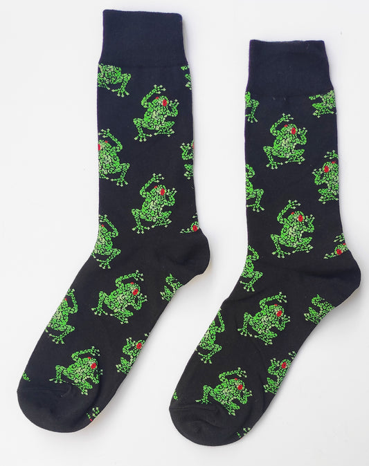 Calcetines de RANAS. Talla única de adultos. Da talla 35 hasta la 43 EU