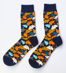 LEAVES Socks. One size fits most adults. Size 35 to 43 EU