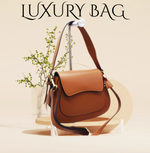 Luxury leather shoulder bag. Camel color. GENUINE LEATHER.