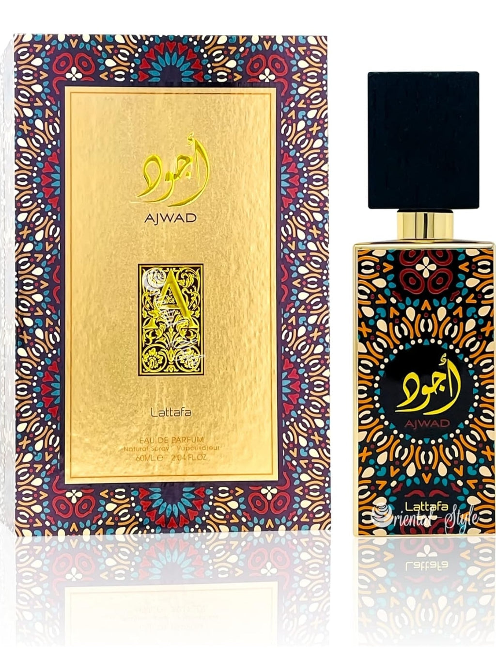 Perfume AJWAD de Lataffa de 60 ml. Perfume Afrutado. Alta perfumería. Perfume árabe mujer. Premium, Alta durabilidad