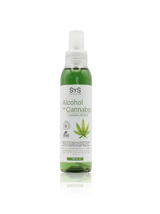 Alcohol de Cannabis en Spray: calma dolores musculares, articulares e inflamatorios rápidamente. 125 ml.